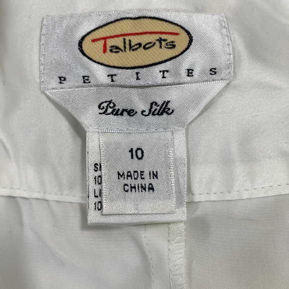 Talbots Pure Silk Midi Skirt | 10P | Plaid Organza | Lined | Preppy Old Money - Picture 3 of 10